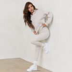 365 oversized hoodie vrouwen steen Lounge kleding 008ZJ867 - Image 3