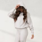365 oversized hoodie vrouwen steen Lounge kleding 008ZJ867 - Image 4