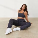 365 oversized joggingbroek vrouwen kiezelsteen Lounge kleding 008ZJ901 - Image 3