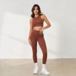 365 tweede huid legging vrouwen chocolade Lounge kleding 008ZJ890