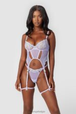 amelia intimi ingesteld vrouwen lila Lounge ondergoed 008ZJ520