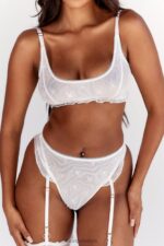 angelina intimi ingesteld vrouwen wit Lounge ondergoed 008ZJ291 - Image 3