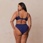 bamboe minimale driehoekige bh & string/slip set vrouwen marine Lounge ondergoed 008ZJ217 - Image 12