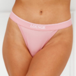 bamboe minimale driehoekige string vrouwen roze Lounge ondergoed 008ZJ409