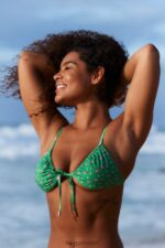 bikinitopje met bloemenmotief vrouwen groente Lounge badkleding 008ZJ970 - Image 2