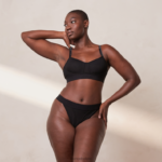blote bh en string set vrouwen zwart Lounge ondergoed 008ZJ175 - Image 4