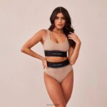 bralette en slipje setje vrouwen nerts Lounge ondergoed 008ZJ237