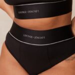 bralette en slipje setje vrouwen zwart Lounge ondergoed 008ZJ232 - Image 12