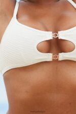 Cali getextureerde bikinitop vrouwen room Lounge badkleding 008ZJ984 - Image 5
