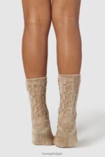 chenille gebreide sokken vrouwen nerts Lounge kleding 008ZJ954 - Image 2