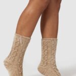 chenille gebreide sokken vrouwen nerts Lounge kleding 008ZJ954