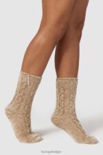 chenille gebreide sokken vrouwen nerts Lounge kleding 008ZJ954