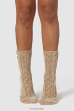chenille gebreide sokken vrouwen nerts Lounge kleding 008ZJ954 - Image 3