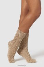 chenille gebreide sokken vrouwen nerts Lounge kleding 008ZJ954 - Image 4