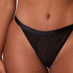chique string vrouwen zwart Lounge ondergoed 008ZJ302 - Image 7
