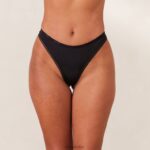 comfortabele string vrouwen zwart Lounge ondergoed 008ZJ448