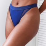 contour mesh string (set) vrouwen marine Lounge ondergoed 008ZJ370