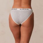 driehoekige slip van bamboe vrouwen grijs Lounge ondergoed 008ZJ426 - Image 2