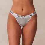 driehoekige slip van bamboe vrouwen grijs Lounge ondergoed 008ZJ426