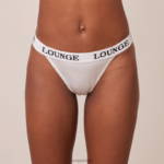 driehoekige slip van bamboe vrouwen helemaal wit Lounge ondergoed 008ZJ424
