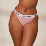 driehoekige slip van bamboe vrouwen roze Lounge ondergoed 008ZJ428