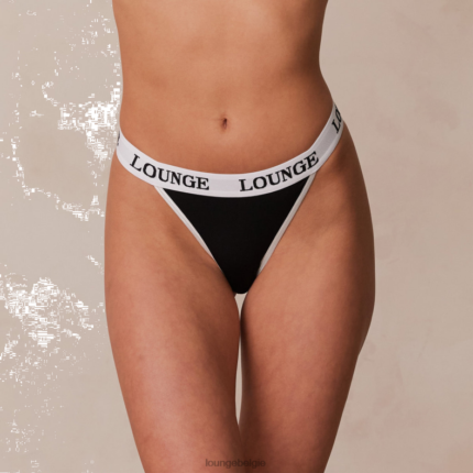 driehoekige string van bamboe vrouwen zwart Lounge ondergoed 008ZJ438