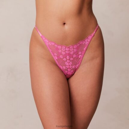 driehoekige string van kant vrouwen felroze Lounge ondergoed 008ZJ596