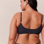 essentiële bralette en string/slip set vrouwen blauwe houtskool Lounge ondergoed 008ZJ179 - Image 6