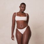 essentiële bralette en string/slip set vrouwen roze roze Lounge ondergoed 008ZJ182 - Image 11