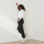 essentiële joggers vrouwen dennengroen Lounge kleding 008ZJ909 - Image 4