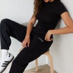 essentiële joggers vrouwen zwart Lounge kleding 008ZJ908 - Image 3