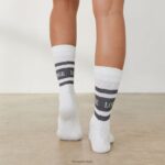 essentiële sokken (tweepack) vrouwen houtskool Lounge kleding 008ZJ944 - Image 2