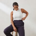 essentiële tanktop vrouwen gebroken wit Lounge kleding 008ZJ826 - Image 6