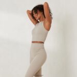 essentiële tanktop vrouwen haver Lounge kleding 008ZJ827 - Image 6