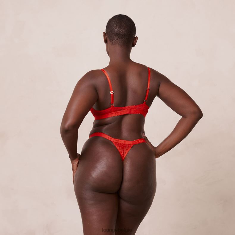 flair balconette bh & string/slip set vrouwen rood Lounge ondergoed 008ZJ113 - Image 20