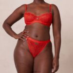 flair balconette bh & string/slip set vrouwen rood Lounge ondergoed 008ZJ113 - Image 21