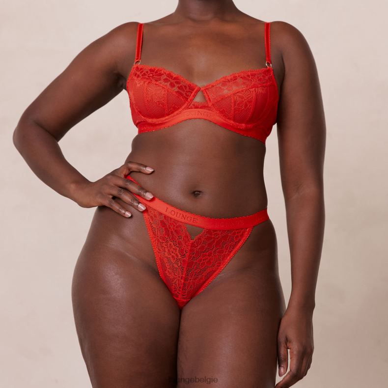 flair balconette bh & string/slip set vrouwen rood Lounge ondergoed 008ZJ113 - Image 21