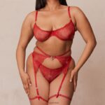 gabriella intimi set vrouwen kastanjebruin Lounge ondergoed 008ZJ610 - Image 11