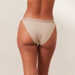 geribbelde, bewuste slip vrouwen nerts Lounge ondergoed 008ZJ456