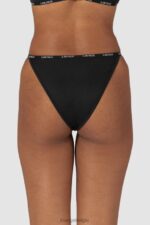 gladde klassieke slip vrouwen zwart Lounge ondergoed 008ZJ562 - Image 5
