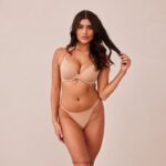 gladde klassieke T-shirt bh & string/slip set vrouwen Honing Lounge ondergoed 008ZJ112 - Image 3