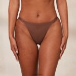 gladde mesh slip vrouwen kastanje Lounge ondergoed 008ZJ517 - Image 2
