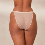 gladde mesh slip vrouwen taupe Lounge ondergoed 008ZJ518 - Image 2