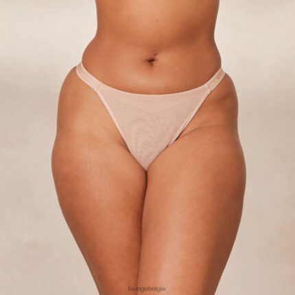 gladde mesh string vrouwen taupe Lounge ondergoed 008ZJ516