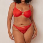 Grace bh en string set vrouwen rood Lounge ondergoed 008ZJ90 - Image 11