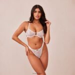 Grace bh en string set vrouwen wit Lounge ondergoed 008ZJ61 - Image 15