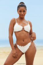 Hawaiiaanse getextureerde bikinitop vrouwen room Lounge badkleding 008ZJ992 - Image 5