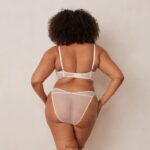 illustratie balconette bh & string/slip set vrouwen parel Lounge ondergoed 008ZJ20 - Image 10