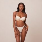 je dagelijkse T-shirt-bh en string/slip-set vrouwen latte Lounge ondergoed 008ZJ130 - Image 13