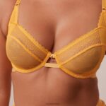 Liberty balconette bh & string/slip set vrouwen mosterd Lounge ondergoed 008ZJ46 - Image 18